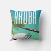 Strandpromenade Aruba Hammock Kissen (Rückseite)
