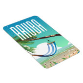 Strandpromenade Aruba Hammock Magnet (Rechte Seite)