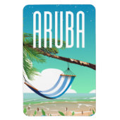 Strandpromenade Aruba Hammock Magnet (Vertikal)