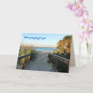 Strandpromenade Bete Für Euch Schrift Botschaft Karte