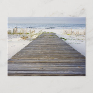Strandpromenade bis Strandkarten Postkarte