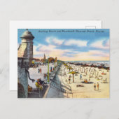 Strandpromenade, Daytona Beach, Florida Postkarte (Vorne/Hinten)