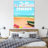 Strandpromenade El Medano Tenerife Leinwanddruck (Insitu (Schlafzimmer))