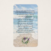 Strandpromenade Foto Gedenkkarten (Rückseite)