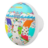 Strandpromenade Keramik Pull Knob Keramikknauf (Rechts)