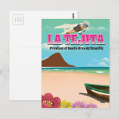 Strandpromenade La Tejita Tenerife Postkarte (Vorne/Hinten)