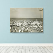 Strandpromenade Leinwanddruck (Insitu (Holzboden))