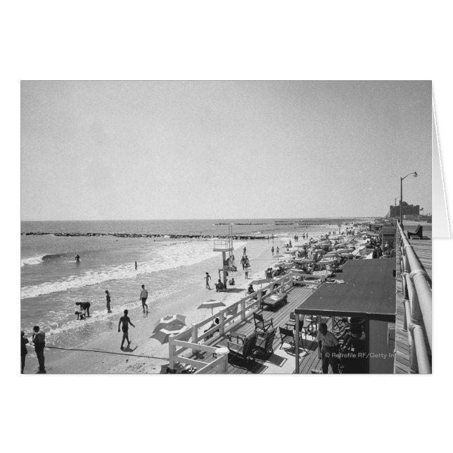 Strandpromenade mit Blick auf das Meer (Vorderseite (Horizontal))