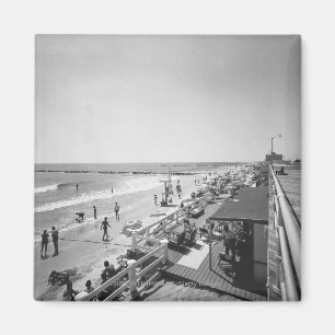 Strandpromenade mit Blick auf das Meer Magnet