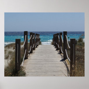 Strandpromenade Poster