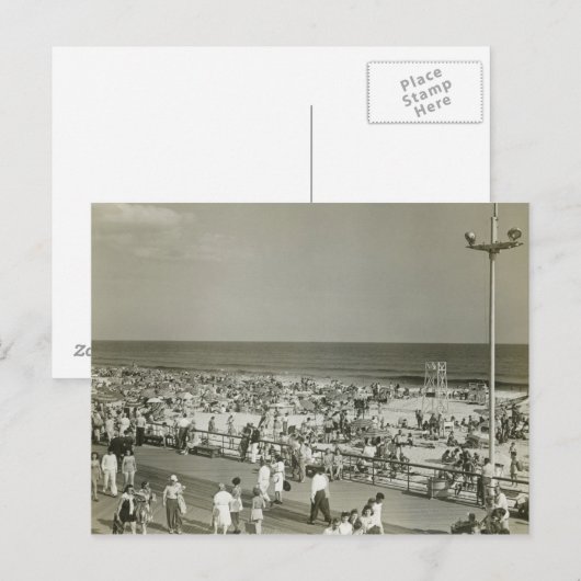 Strandpromenade Postkarte (Vorne/Hinten)