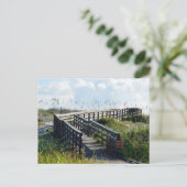 Strandpromenade Postkarte (Stehend Vorderseite)