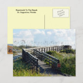 Strandpromenade Postkarte (Vorne/Hinten)