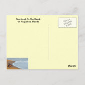 Strandpromenade Postkarte (Rückseite)