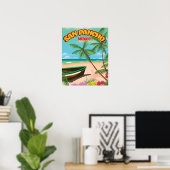 Strandpromenade San Pancho Poster (Heimbüro)