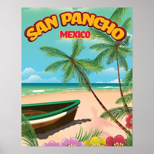 Strandpromenade San Pancho Poster (Vorne)