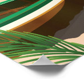 Strandpromenade San Pancho Poster (Ecke)