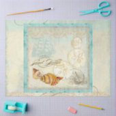 Strandpromenade Sand Dollar Dekoute Kunst Seidenpapier (Basteln)