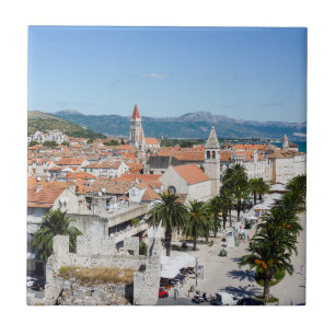 Strandpromenade von Trogir - Dalmatien, Kroatien Fliese