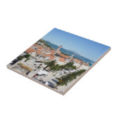 Strandpromenade von Trogir - Dalmatien, Kroatien Fliese (Seite)