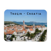 Strandpromenade von Trogir - Dalmatien, Kroatien Magnet (Horizontal)