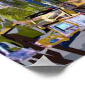 Strandpromenade von Venedig Poster (Ecke)