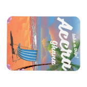Strandprospekt für Accra Ghana Magnet (Horizontal)