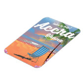 Strandprospekt für Accra Ghana Magnet (Linke Seite)