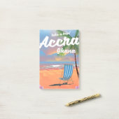 Strandprospekt für Accra Ghana Post-it Klebezettel (Auf Schreibtisch)