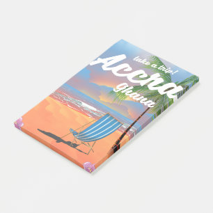 Strandprospekt für Accra Ghana Post-it Klebezettel