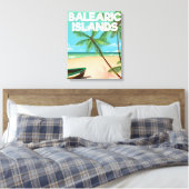 Strandproster der Balearen Leinwanddruck (Insitu (Schlafzimmer))