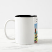 Strandproster von Cadzand Zweifarbige Tasse (Links)