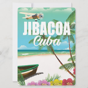 Strandproster von Jibacoa Einladung