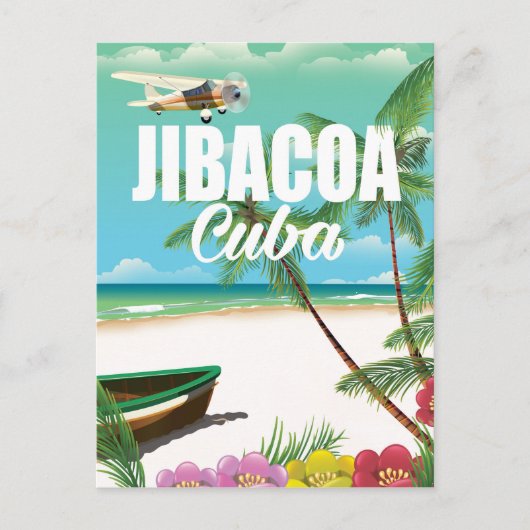 Strandproster von Jibacoa Postkarte (Vorderseite)