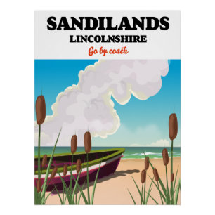Strandproster von Sandilands Lincolnshire Poster