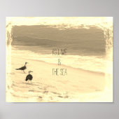 Strandquotenfoto Poster (Vorne)