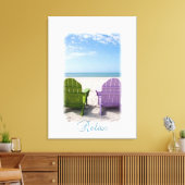 Strandrealxation Leinwanddruck (Insitu (Wohnzimmer))