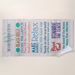 StrandREGELN Strandtuch