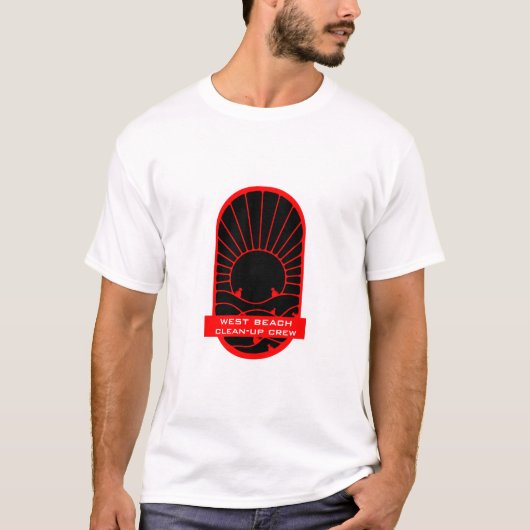 Strandreinigung - Freiwillige Crew T-Shirt (Vorderseite)