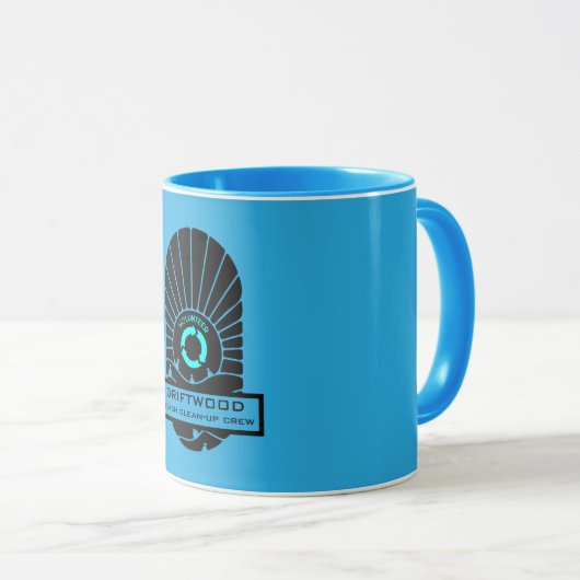 Strandreinigung - Freiwillige Crew Tasse (VorderseiteRechts)