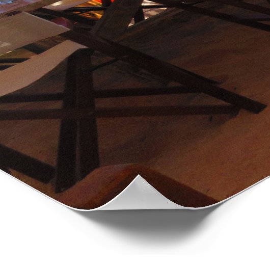 Strandrestaurant an der Riviera Maya Poster (Ecke)