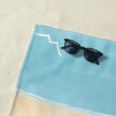 Strandsand Aqua Strandtuch (Beispiel)
