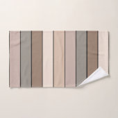 Strandsand Erde Tone Farbstreifen auf Wasserfarbe Badhandtuch Set (Handtuch)