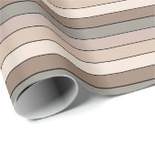 Strandsand Erde Tone Farbstreifen auf Wasserfarbe Geschenkpapier (Rolleneckpunkt)