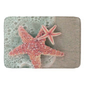 Strandsand mit Starfish Badematte (Vorderseite)