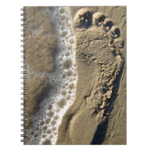 Strandsand Notizblock