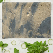 Strandsand-Sommerabdeckung Geschirrtuch (Gefaltet)