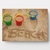 Strandsandwörter Fotoplatte (Vorderseite)