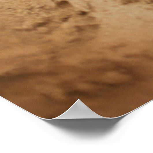 Strandsandwörter Poster (Ecke)