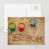 Strandsandwörter Postkarte (Vorne/Hinten)
